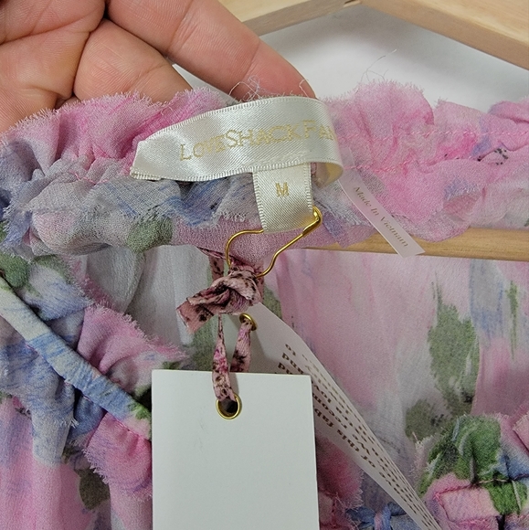 Loveshackfancy Popover Dress Blueberry Frosting New With Tags Size Medium - Picture 6 of 8